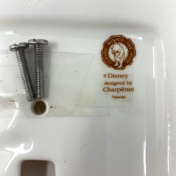 Disney Winnie the Pooh Ceramic Light Plate Cover, Vintage Light Switch - Picture 4 of 6